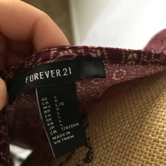 Forever 21 Large Boho Short Sleeve Mini Dress - Picture 6 of 6